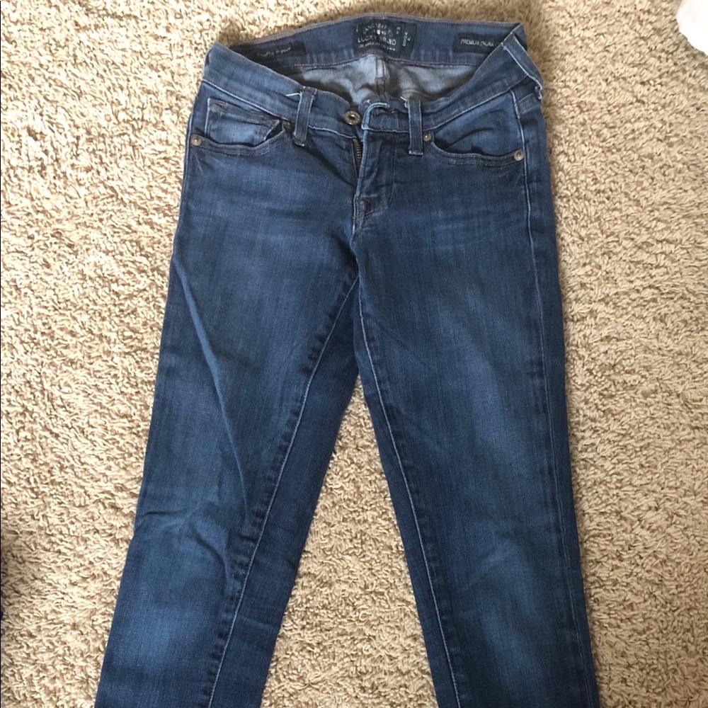 Lucky Brand Charlie Skinny Dark Wash Jeans